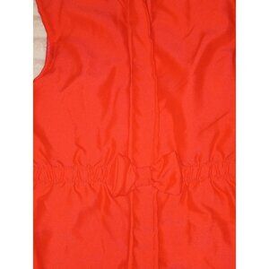 Girls Vest Size 5/6 ToughSkins Red Front Bow Winter Fall Jacket